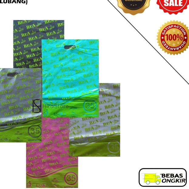 

Kantong Plastik HD Plong 35x50 isi 100 lembar merk REA packing online - Pink