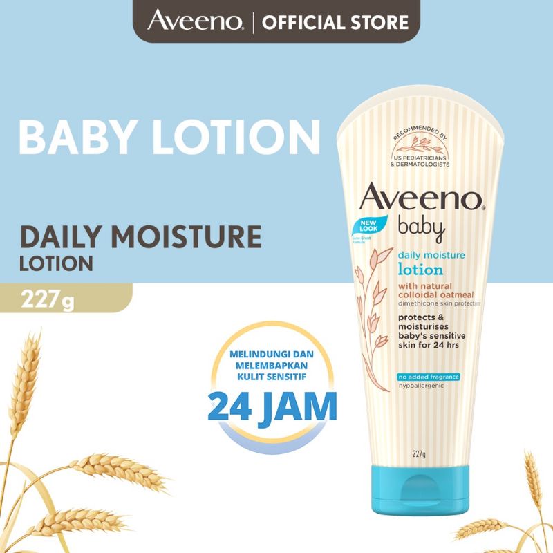 Aveeno Wash &amp; shampoo perawatan kulit dan rambut bayi perawatan kulit bayi daily moisture lotion skincare baby perwatan kulit bayi