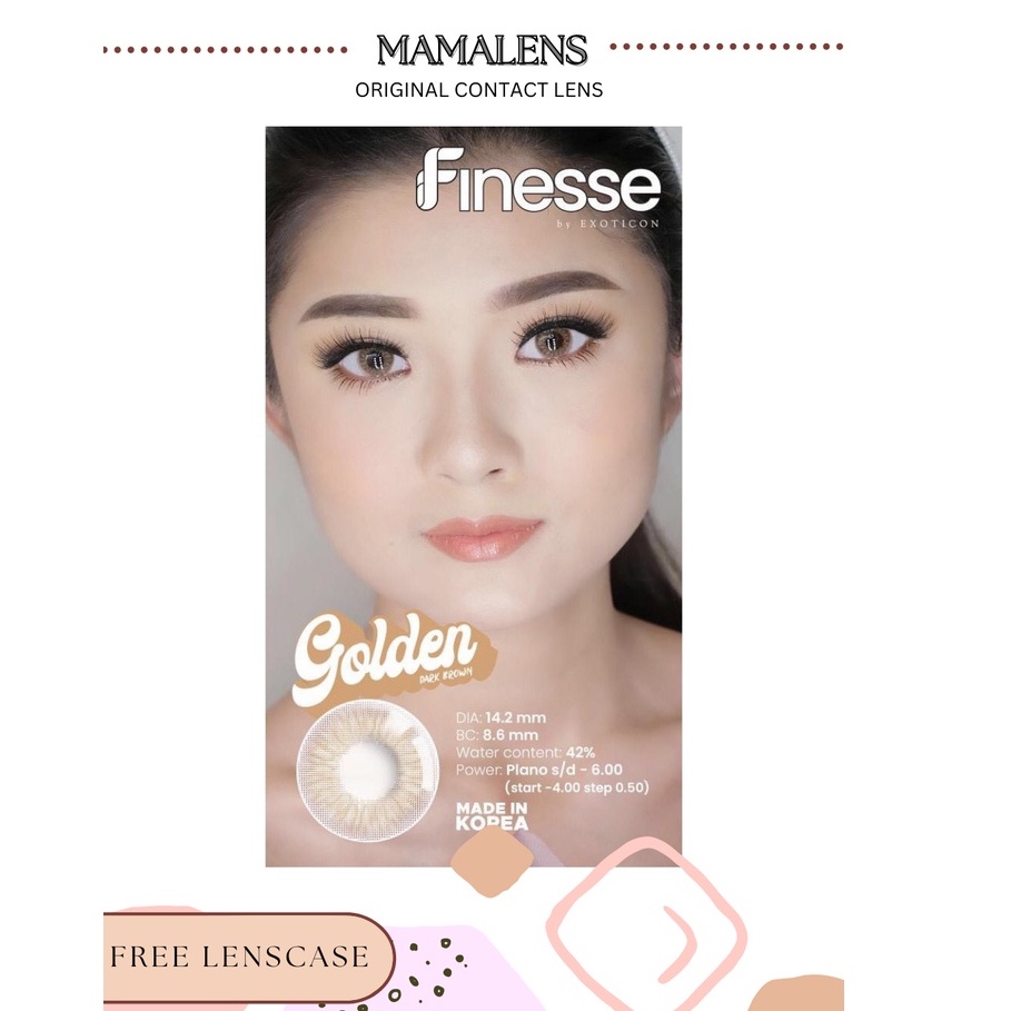 SOFTLENS FINESSE DIA 14.2MM BY EXOTICON NORMAL FREE LENSCASE - MAMALENS