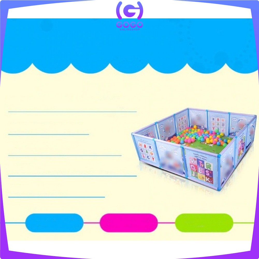 GOGO-M17 Pagar Bayi Play Fence A999-22 Karakter Pagar Mainan Anak / Pagar Pengaman Bayi / Baby Fence