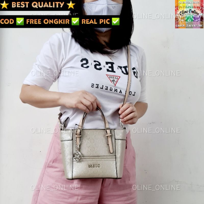 Tas gs delaney mini coated gb delan small size carryall shopper tote bag MINI SIZE shoulder dan jinjing top handle bag