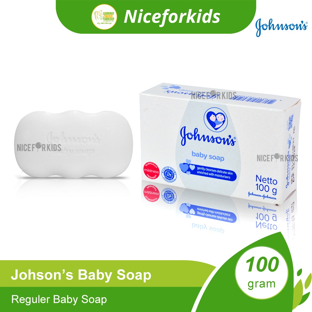 Johnson's Baby Soap 100GR / Sabun Mandi Bayi / Sabun Batang