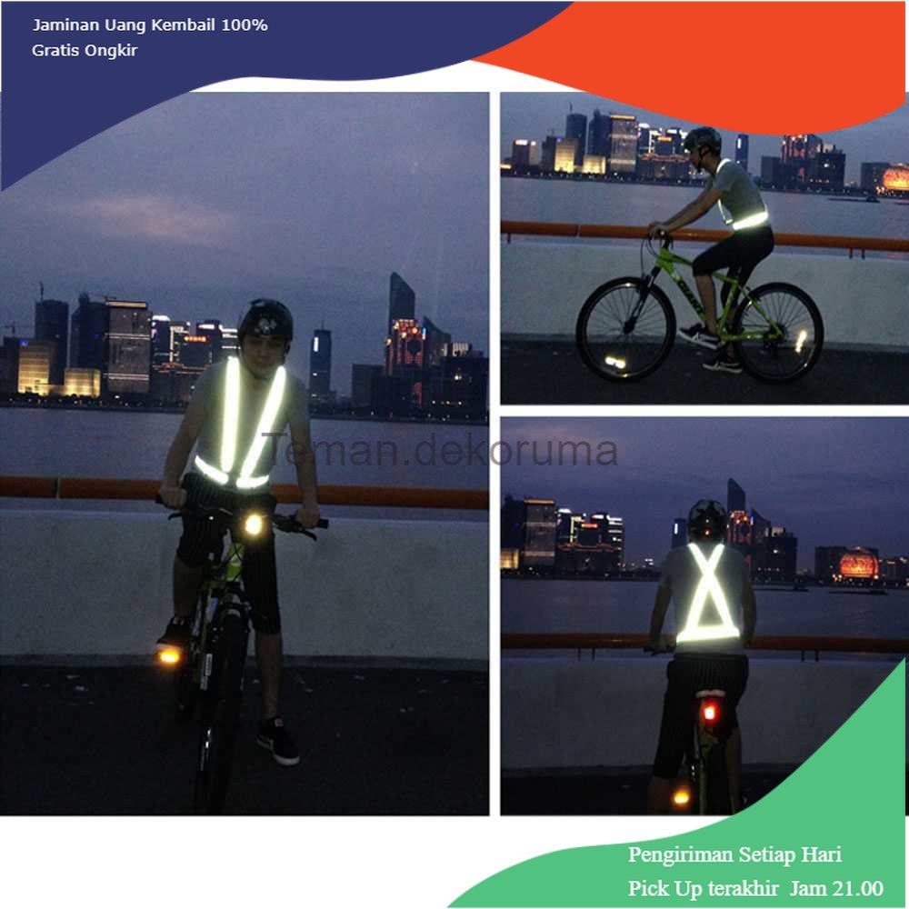TD-PR2 CEZMKIO Sabuk Keselamatan dengan Reflektif - B08