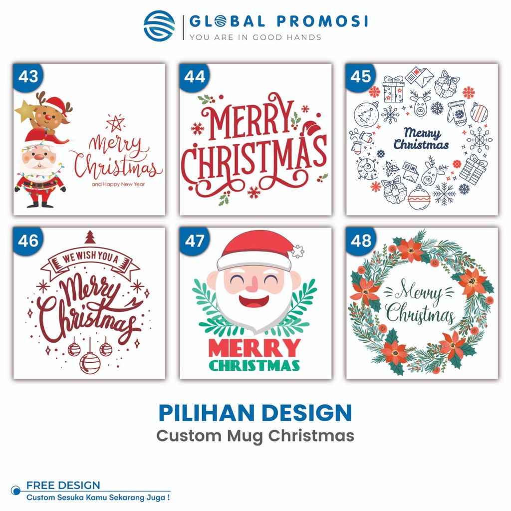 Pilihan Desain Khusus Mug Tema Natal