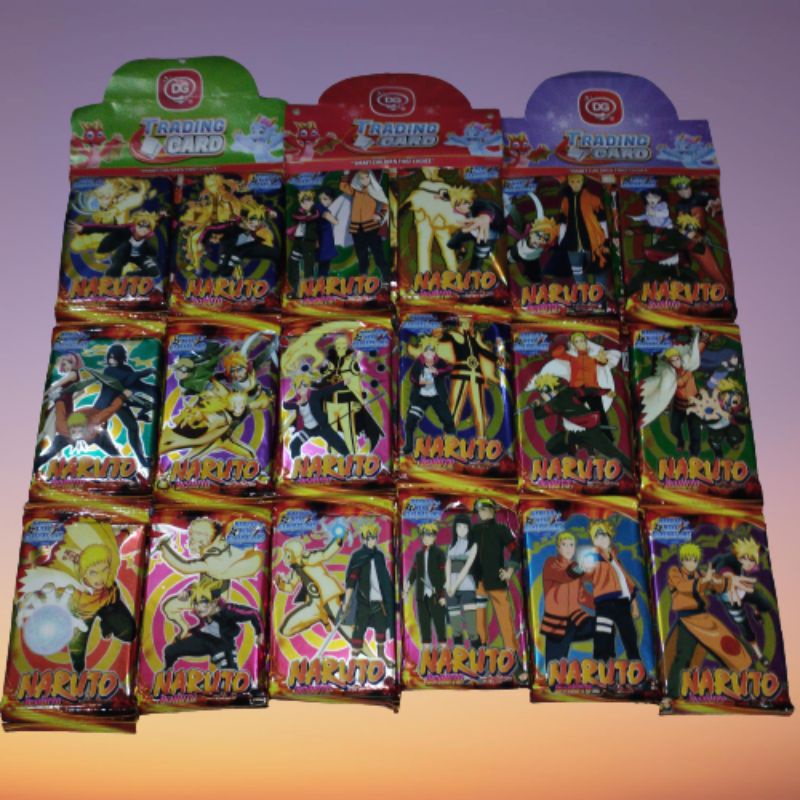 Kartu Mainan Anak Trading Card DG ANOMALI TUNGTUNG SAHUR Naruto Boboiboy Pokemon Labubu Jkt48 One Pi