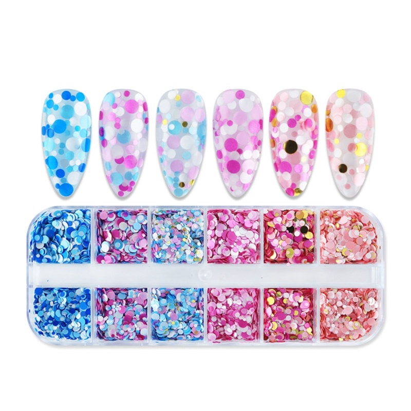 Siy Cetakan Resin Epoxy Sequin Glitter Untuk Dekorasi Nail Art DIY