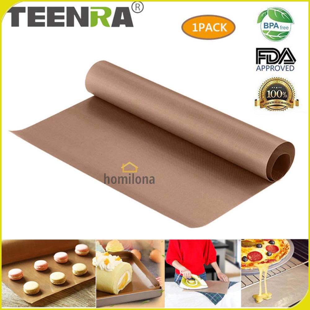 Alas Masak Non-stick Reusable Cake Oven Baking Tray Mat TEENRA TW-294 Brown