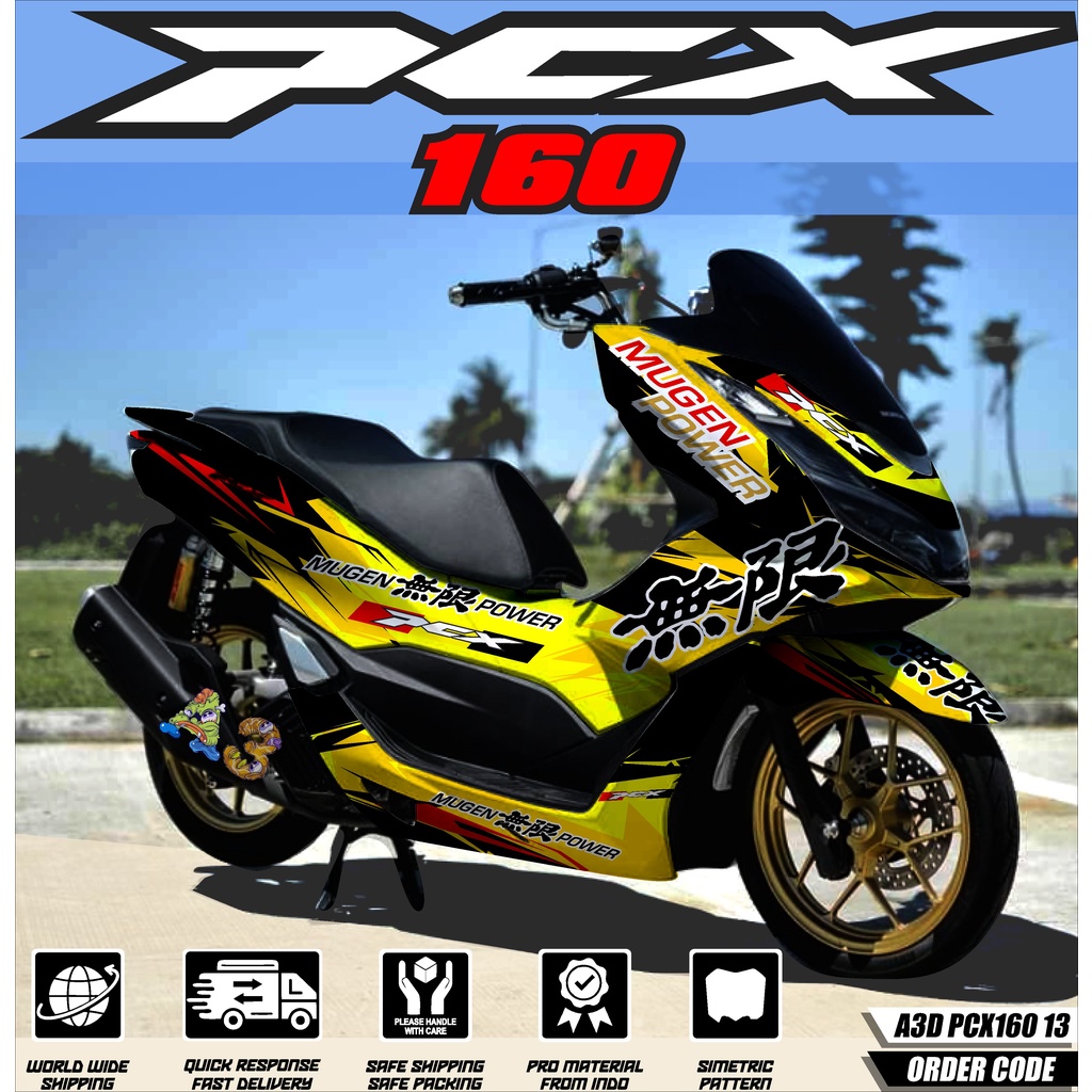 Decal Sticker PCX 160 2021 Fullbody - Dekal PCX 160 New Decal Sticker Honda PCX 160 2021 atriplegrap