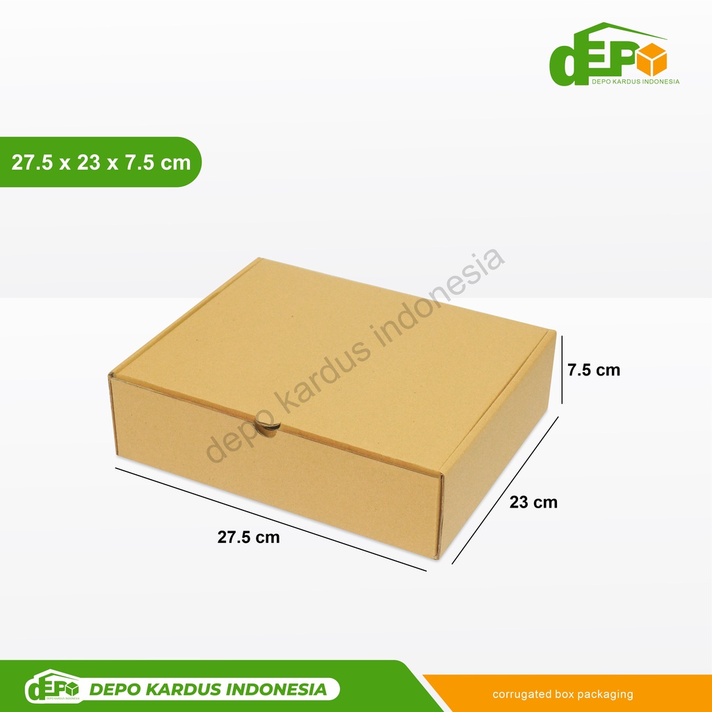 

Box 27.5 x23x7.5 cm (KAIN) Kardus/Karton/Kemasan/Paking/Hampers/Boxkain/BoxBaju/tinggi7/tinggi8
