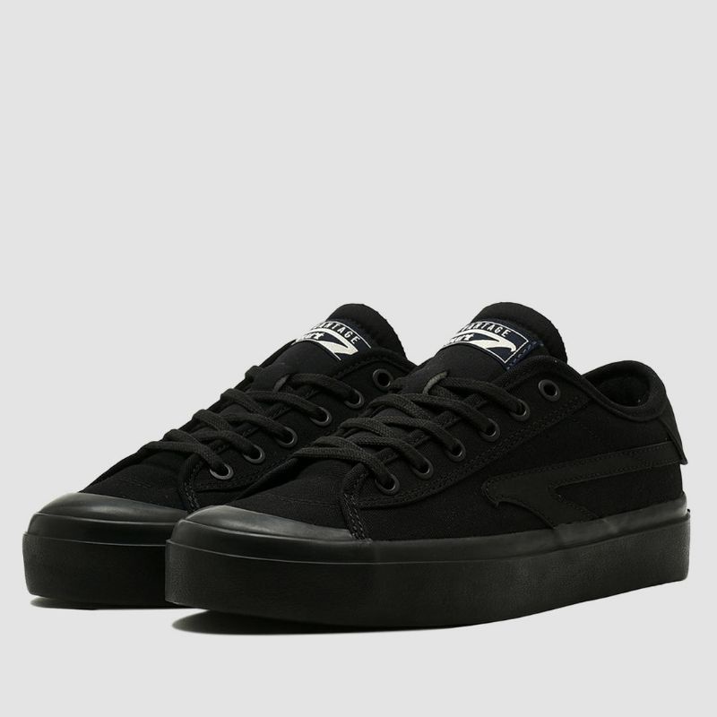 BRODO VTG COURT LOW ALL BLACK