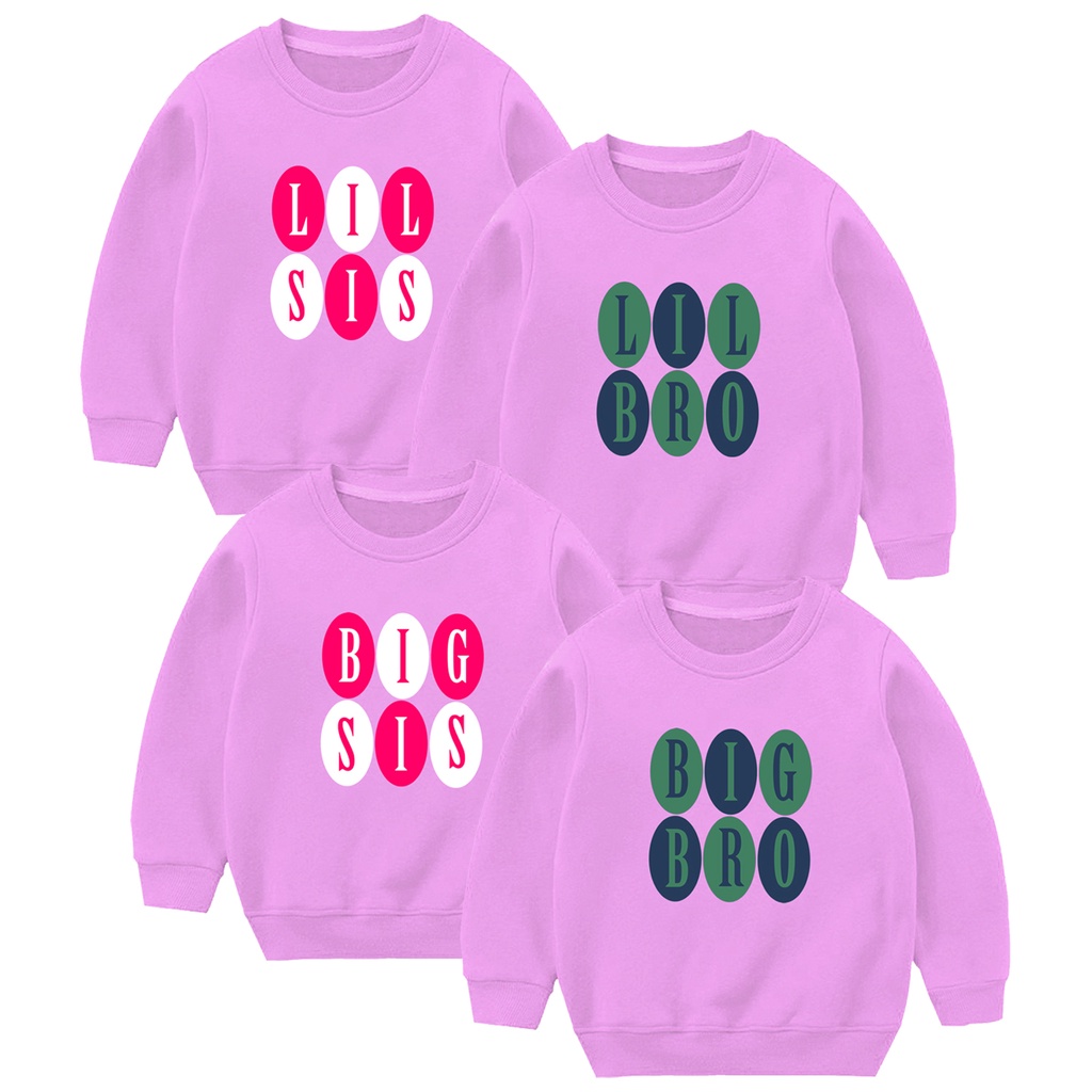 Sweater Anak Sweater Couple Sibling tee Series sweater kembar Distro 1-10 Tahun Laki Laki Perempuan Unisex Little Sister Big Sister Little Brother Big Brother kaos bro sis kaos brother sister Family Couple - T-shirt Glory