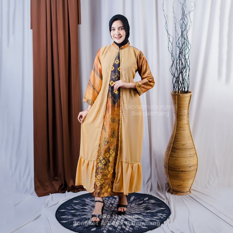 GAMIS JUMPUTAN PALEMBANG ASLI SUTRA SILK MIX SIFON