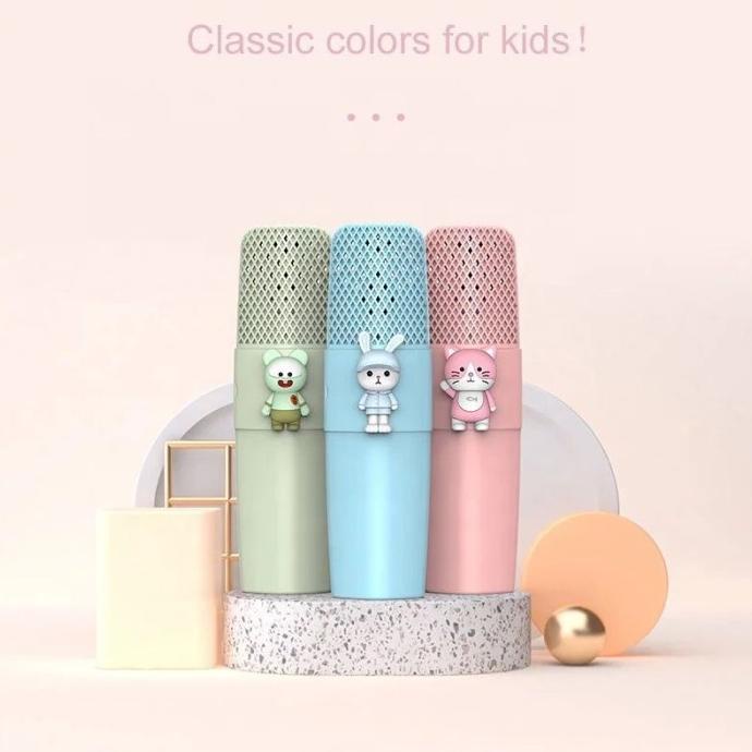 k9 wireless bluetooth mic microphone anak karaoke nyanyi sing song