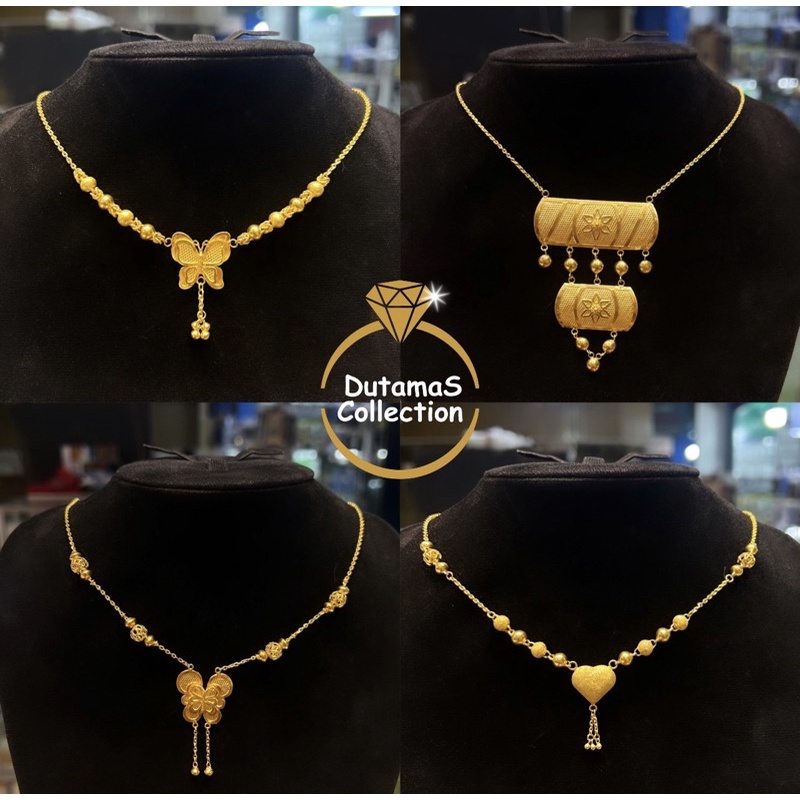 Kalung Rantai Medan & Liontin Berat 2 sk Emas Asli 90%