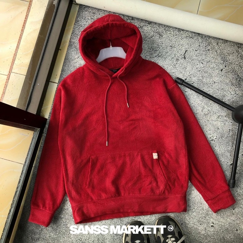 HOODIE SHERPA FLEECE TOPTEN SIZE XL / HOODIE FULL SHERPA FLEECE TOPTEN MURAH