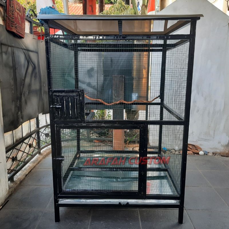 kandang ternak umbaran koloni aviary besar burung lovebird kenari kakak tua perkutut nuri anti karat