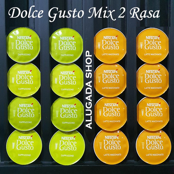 

MIX 2 RASA - KAPSUL NESCAFE DOLCE GUSTO - CAPPUCCINO & LATTE MACHIATO