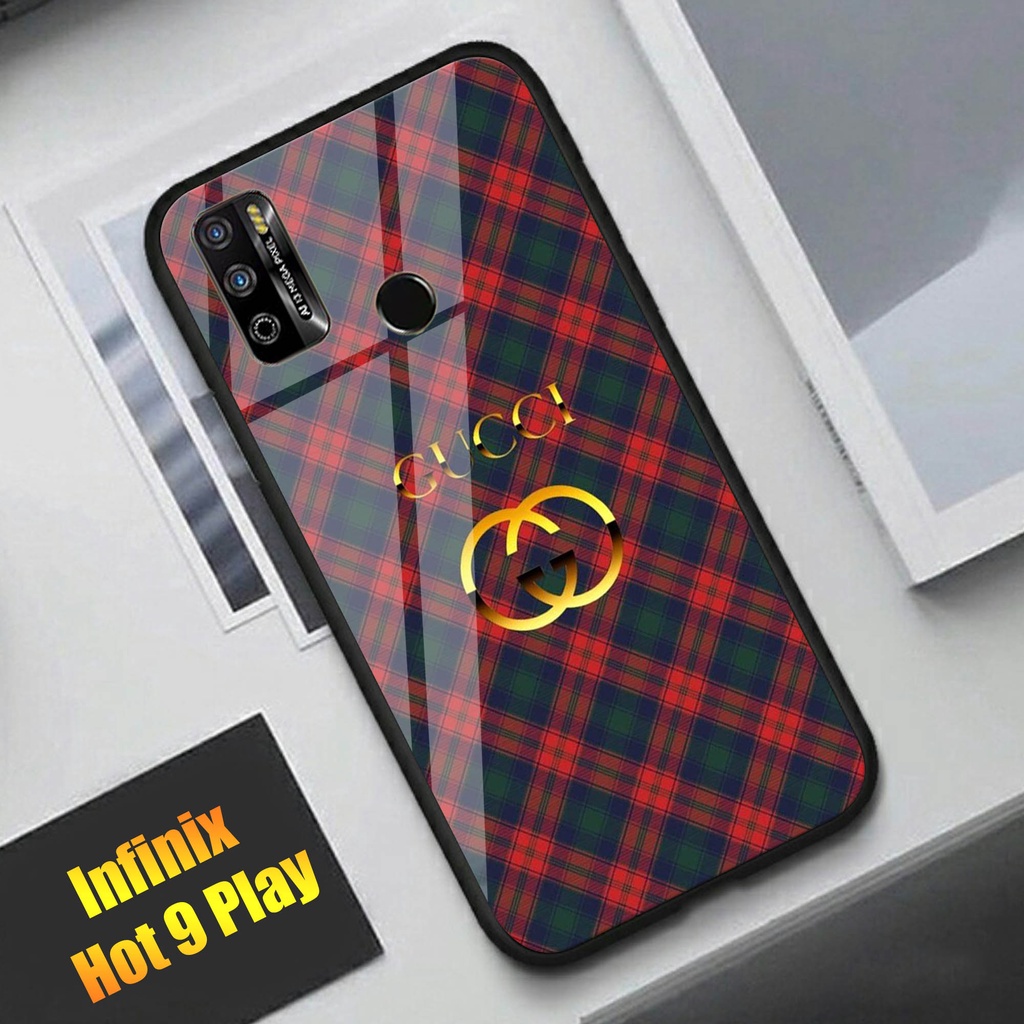 Softcase Kaca For INFINIX HOT 9 PLAY - Case Handphone INFINIX HOT 9 PLAY [T85].