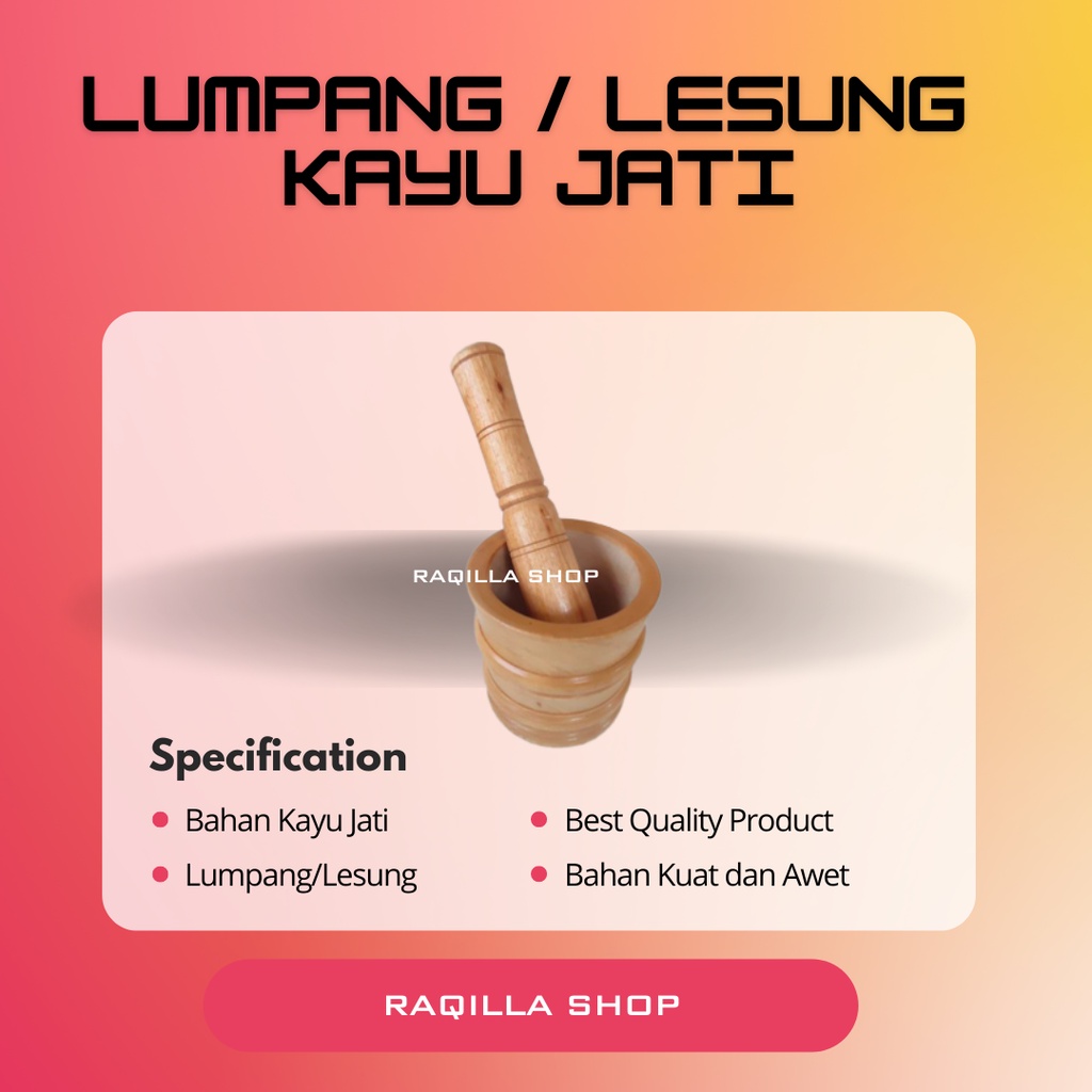 Lumpang kayu alat penumbuk rujak tumbuk beras dan bumbu