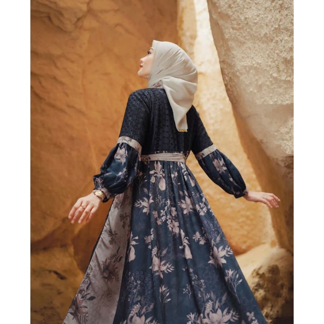 Floral Revelry Dress Black M by Nada Puspita