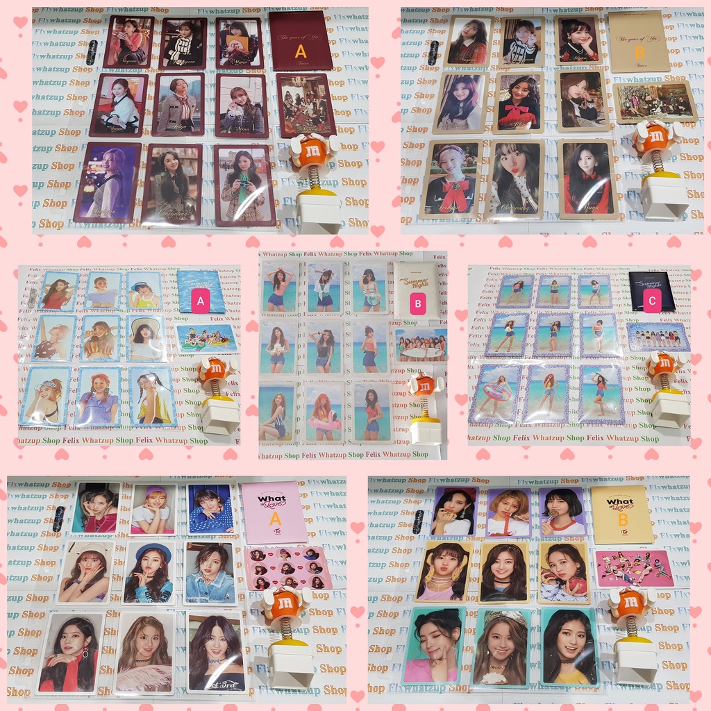 Twice Photocard PC Benefit ALL ERA 2 - Feel Special, Fancy, Yes or Yes, Summer Nights, What Is Love, Merry &amp; Happy, Signal, TCL