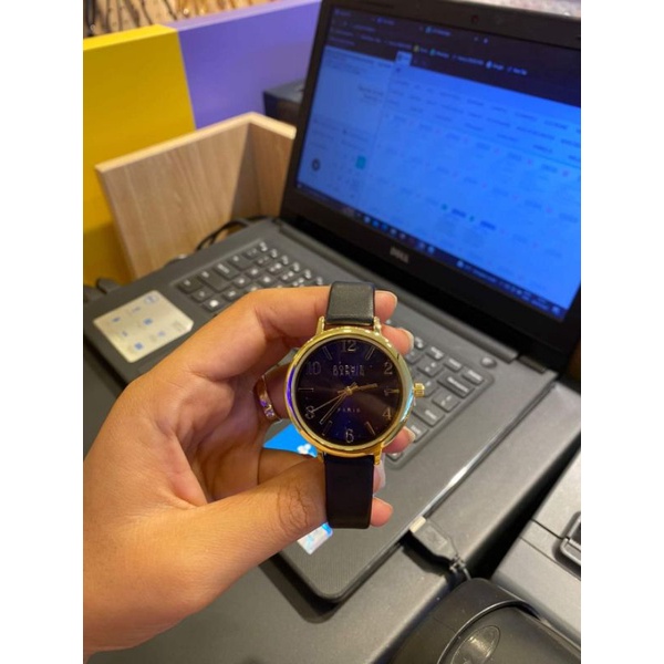Jam Deandra Black Sophie Paris (Jam Tangan Wanita PROMO)