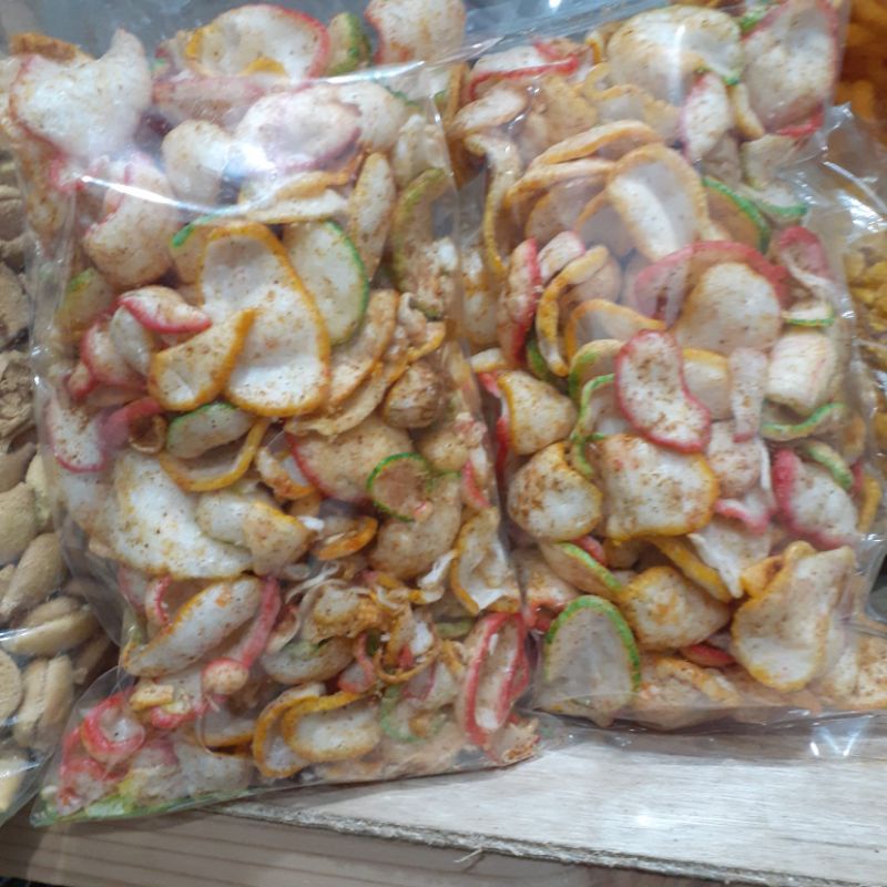 

KERUPUK JABLAY PEDAS RENYAH 500GRAM /KRUPUK KILOAN