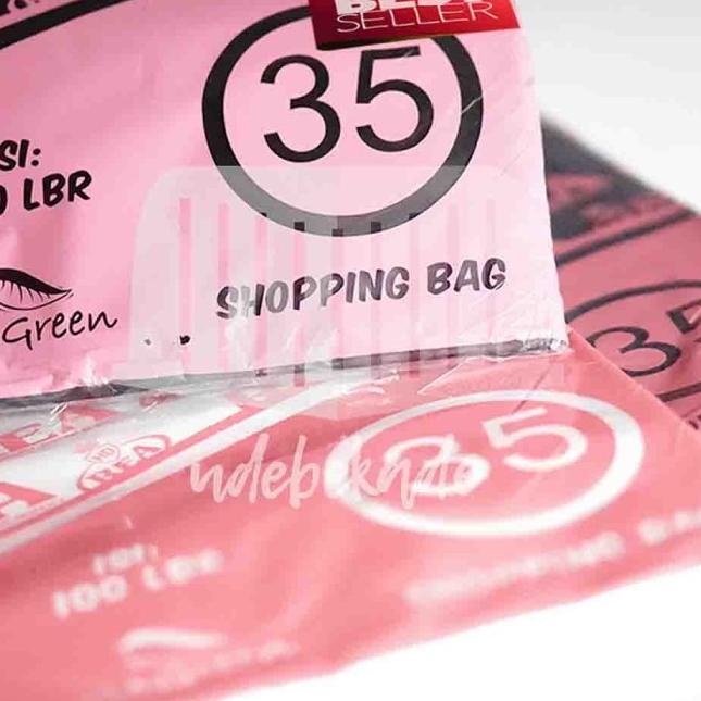 

Kantong plastik packing HD REA tanpa plong 35x50 HITAM