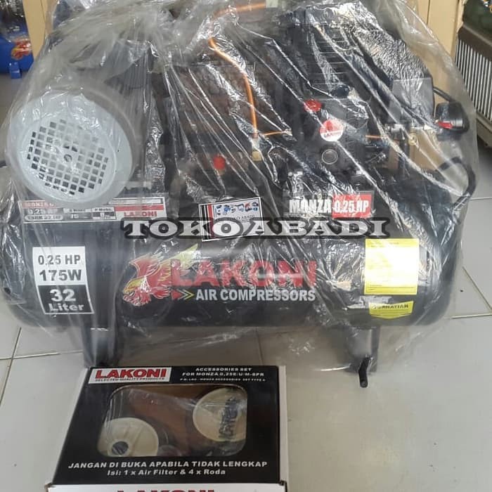 kompresor angin lakoni Monza belt driven 175watt