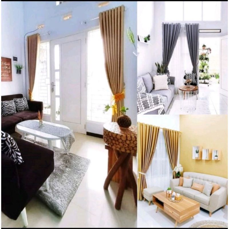 TINGGI 220-290CM GORDEN BLCAKOUT GORDEN JENDELA | GORDEN HOTEL