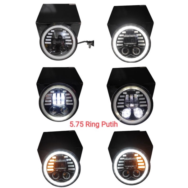 Lampu daymaker 19Led 5.75 inch inci