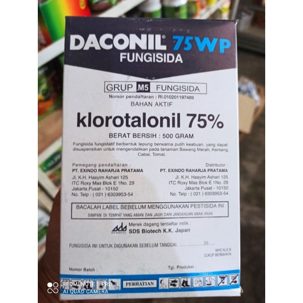 Fungisida DACONIL 75WP 500Gr
