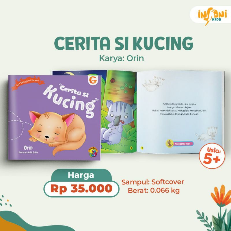 CERITA SI KUCING - buku cerita anak