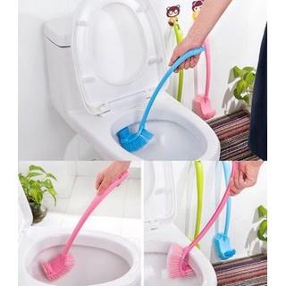 Sikat Pembersih WC Sikat Kamar Mandi Gagang Panjang 2 Sisi / Sikat Pembersih Kloset Closet Toilet WC 2 Sisi [MF]