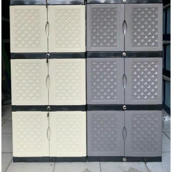 

LEMARI PLASTIK / LEMARI MURAH /LEMARI PAKAIAN MINI TABITHA SSN 3 stock ready