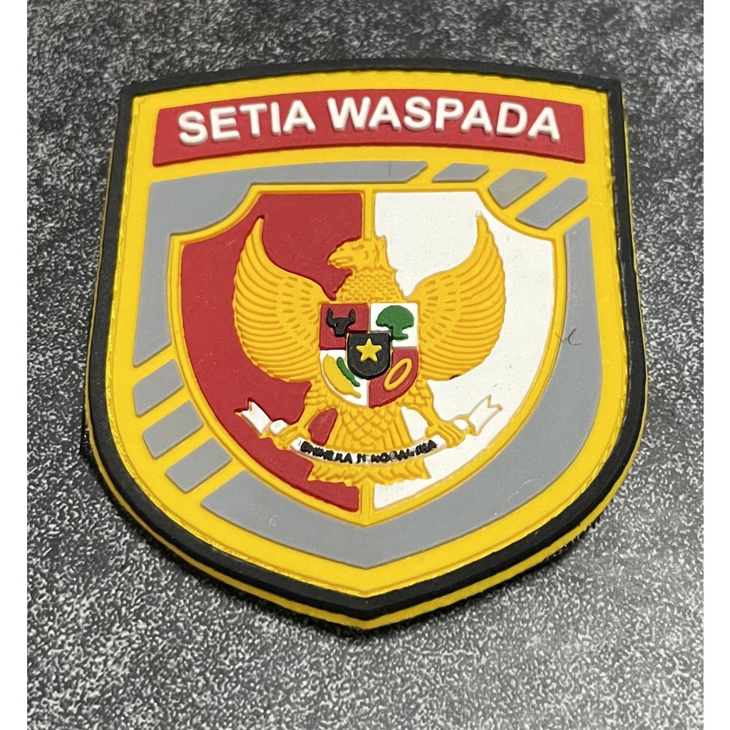 Patch Paspampres (Perisai) - Patch Velcro Paspampres - Prepetan