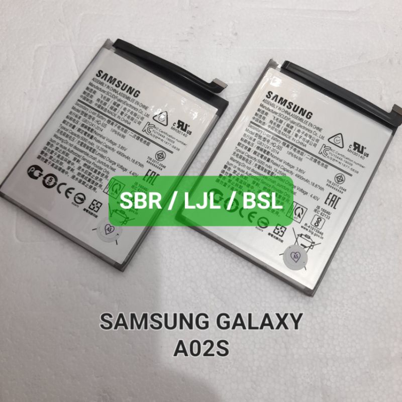 baterai battrey batre samsung galaxy a02s ori 99%