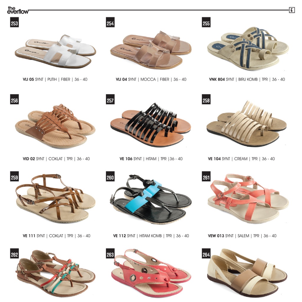 Everflow - Sale Sandal Wanita Random