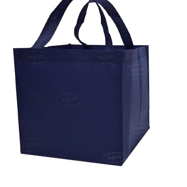 

Tas Spunbond Jahit Ukuran 26x26x26 - Biru Navy