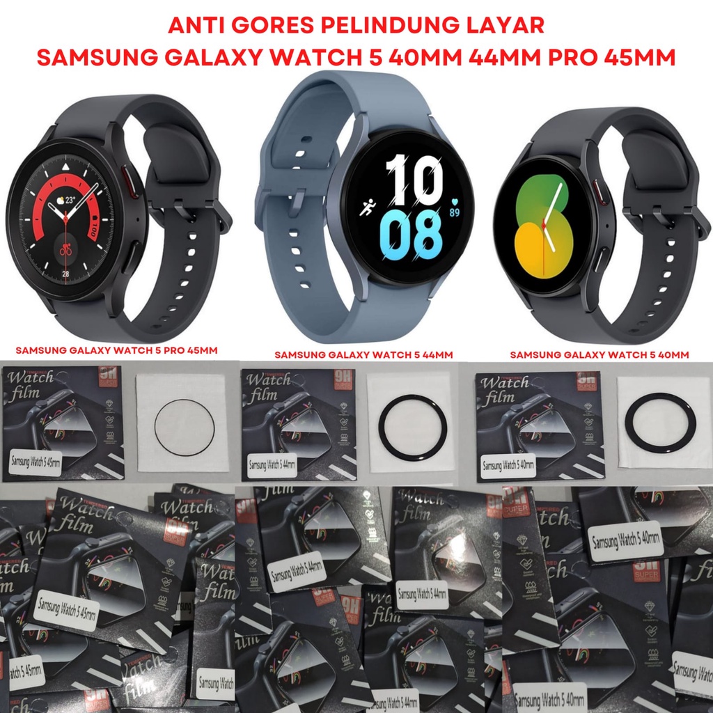 Anti Gores SAMSUNG GALAXY WATCH 5 40MM 44MM PRO 45MM Pelindung Layar