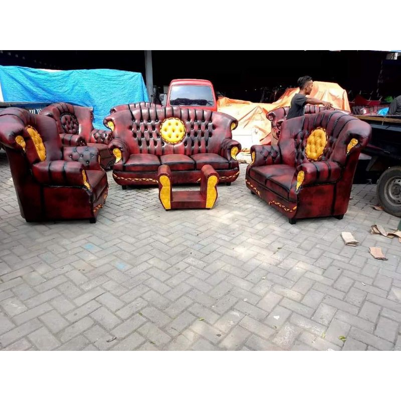 sofa kursi tamu jaguar minimalis chelsi full busa