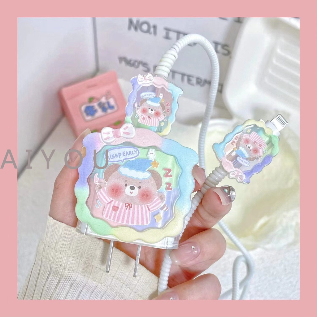 Pelindung Kabel Charger USB 18 / 20W Model Spiral Untuk iPhone 12 13 14 Pro Max