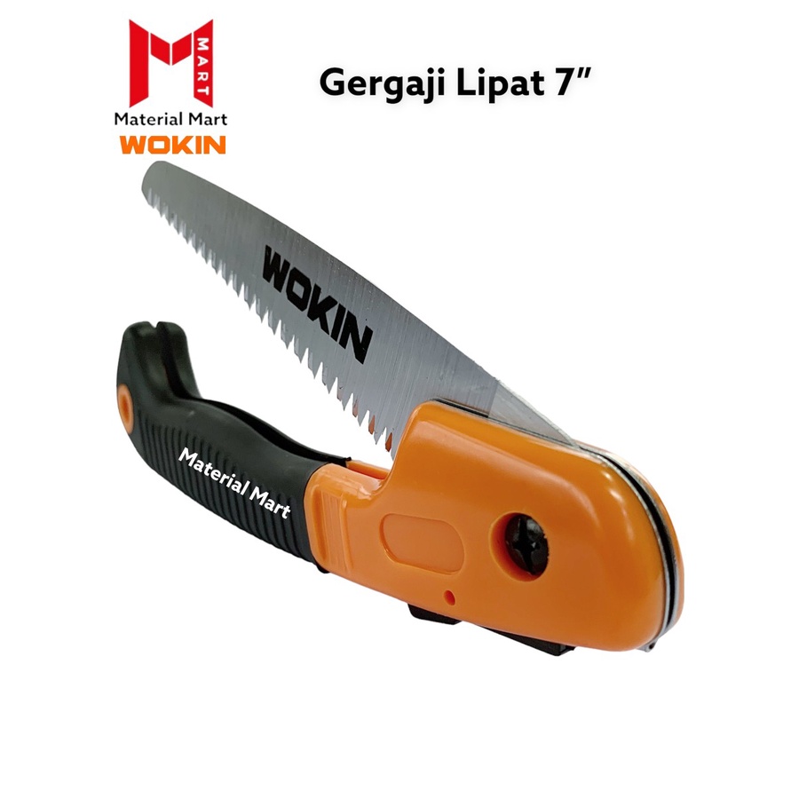 Gergaji Lipat 7 Inch | Foldable Saw Wokin 7&quot; | Alat Potong Ranting Pohon | Material Mart