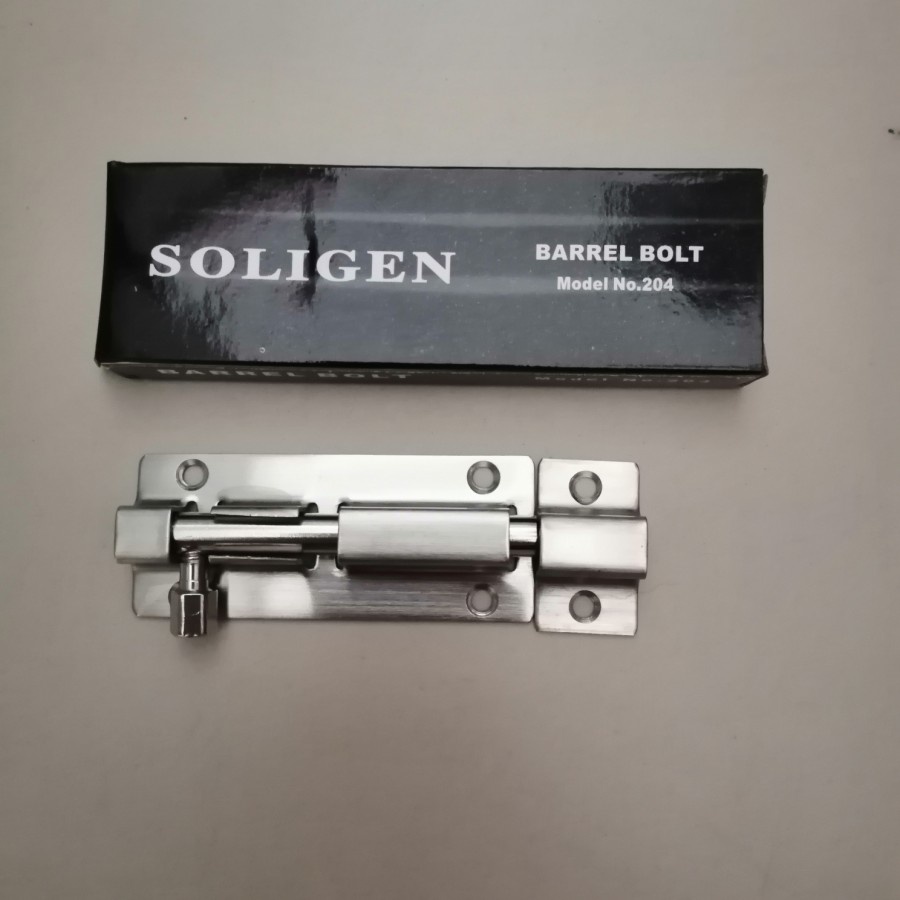 Selot Slot Pintu Jendela Grendel 2" dan 3" inch Soligen