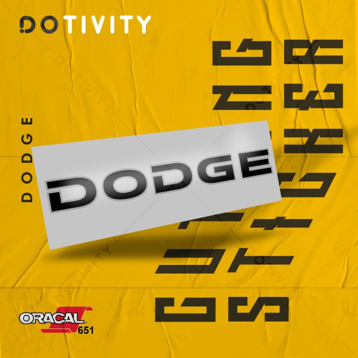 

Cutting Sticker DODGE V3