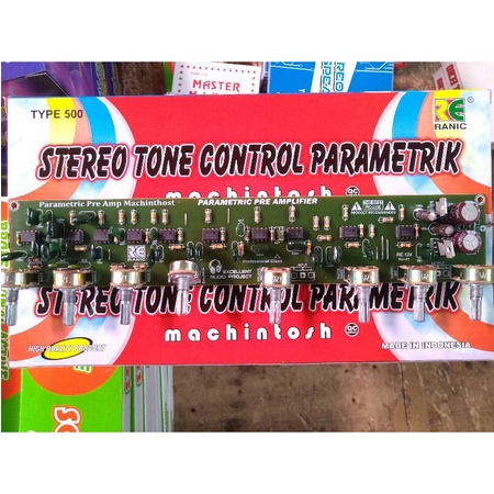 Kit stereo tone control parametrik machintos