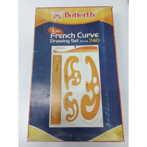 

Penggaris Mal Lengkung Butterfly BT-740