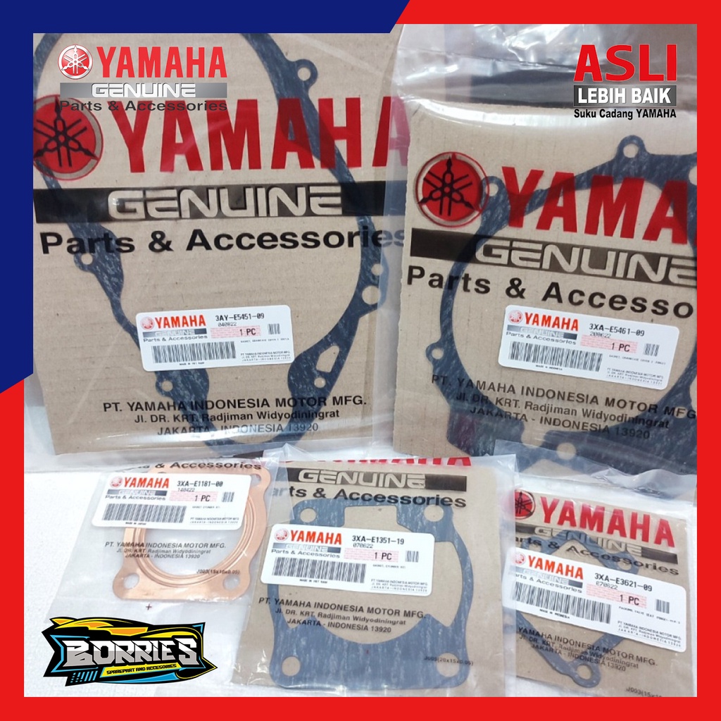 paking set mesin f1zr FizR Original Yamaha 5 bagian