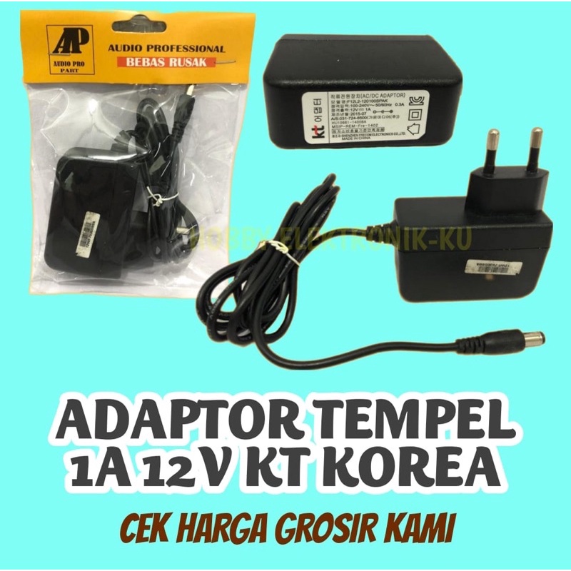 ADAPTOR TEMPEL 1A 12V KT KOREA