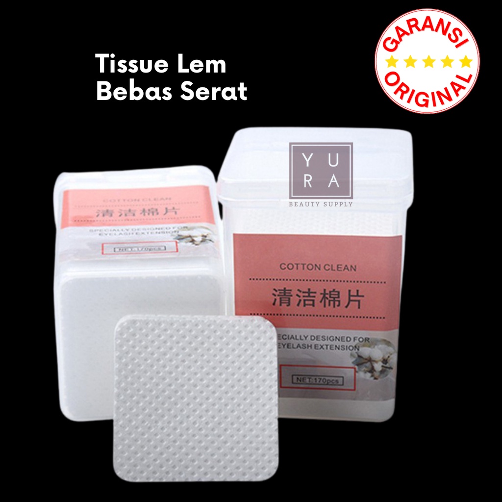 Tissue Pembersih Lem Eyelash Extention / Cotton Pads